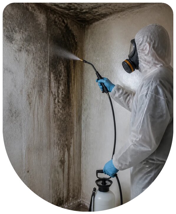 Профессиональная обработка помещений от плесени в Рязани